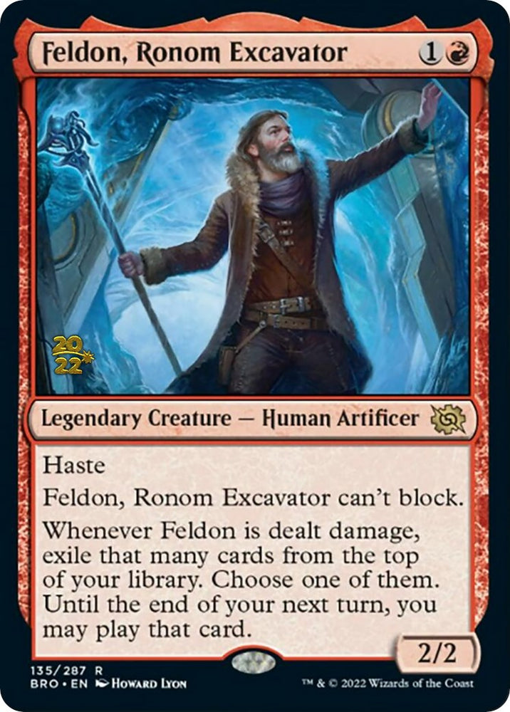 Feldon, Ronom Excavator [The Brothers' War Prerelease Promos] Magic: The Gathering