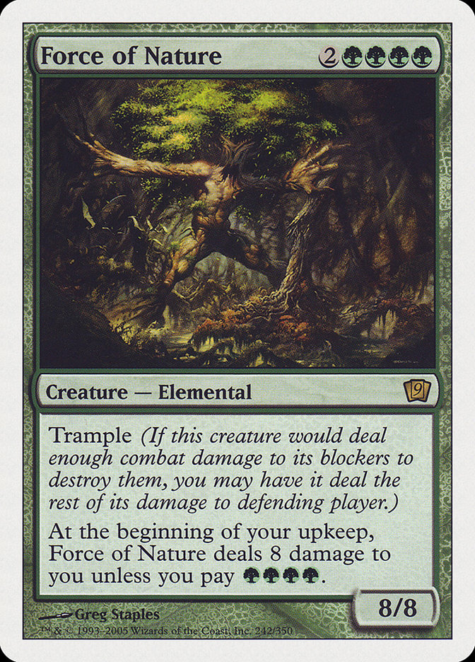Force of Nature [Ninth Edition] Magic: The Gathering