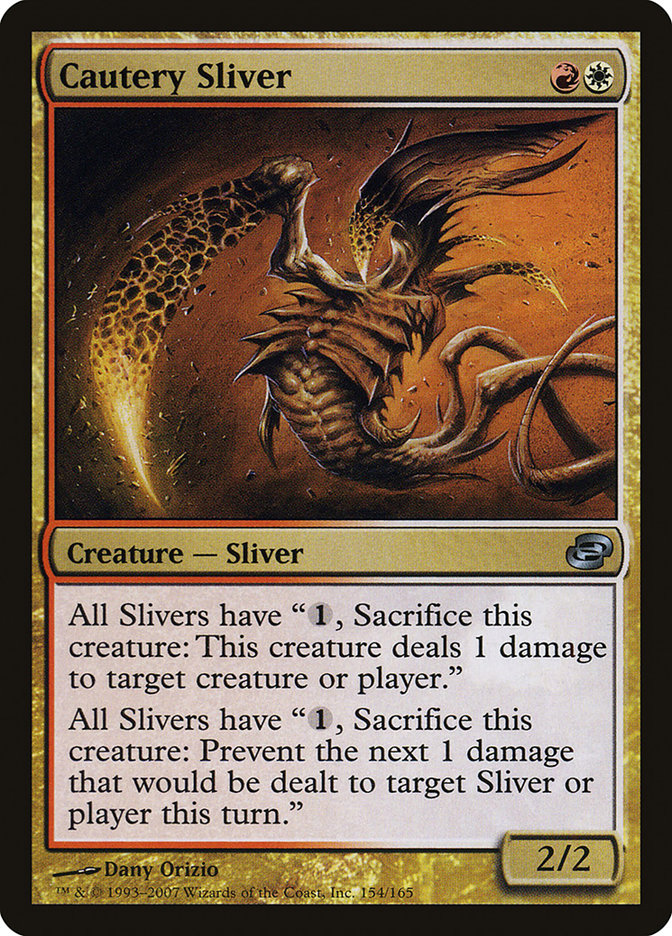 Cautery Sliver [Planar Chaos] Magic: The Gathering