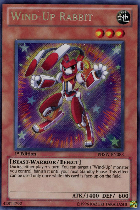 Wind-Up Rabbit [PHSW-EN083] Secret Rare Yu-Gi-Oh!