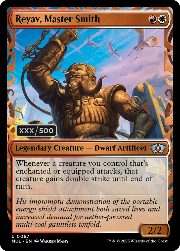 Reyav, Master Smith (Serialized) [Multiverse Legends] Magic: The Gathering
