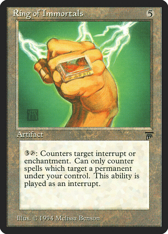 Ring of Immortals [Legends] Magic: The Gathering