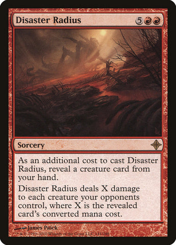 Disaster Radius [Rise of the Eldrazi] Magic: The Gathering