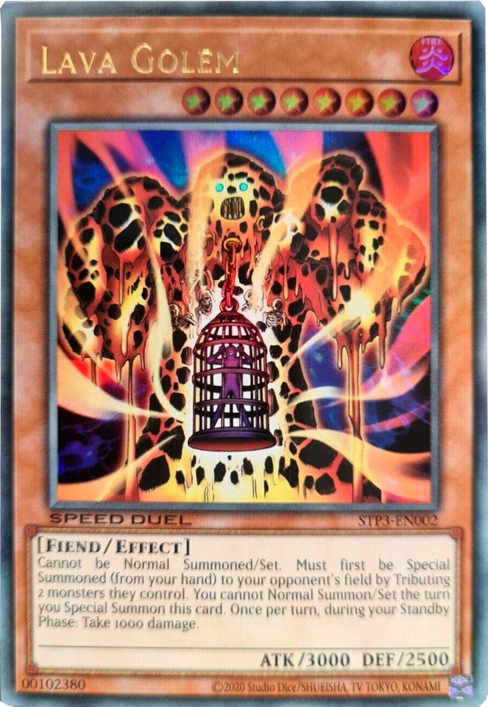 Lava Golem [STP3-EN002] Ultra Rare Yu-Gi-Oh!