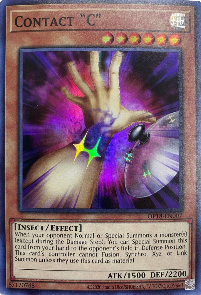 Contact C [OP18-EN007] Super Rare Yu-Gi-Oh!