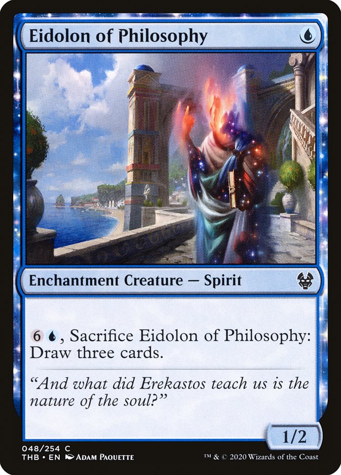Eidolon of Philosophy [Theros Beyond Death] Magic: The Gathering