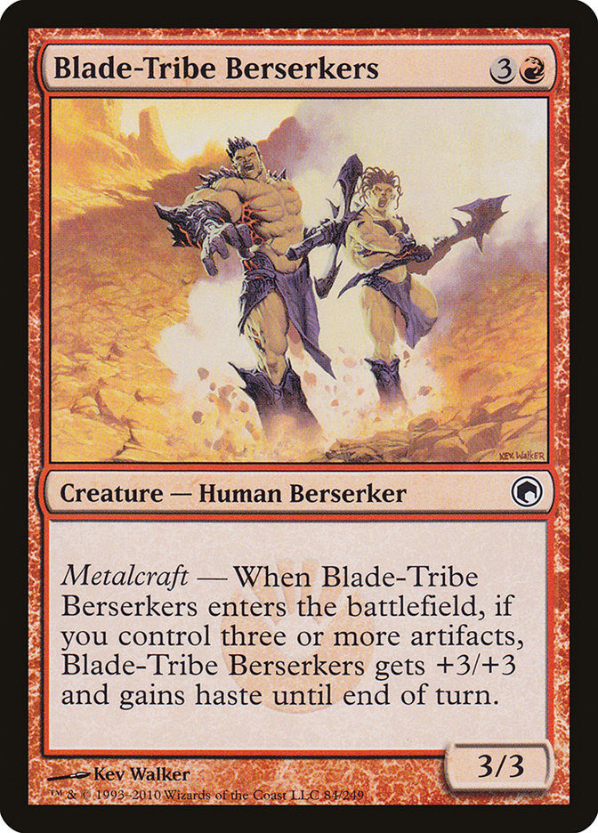 Blade-Tribe Berserkers [Scars of Mirrodin] Magic: The Gathering