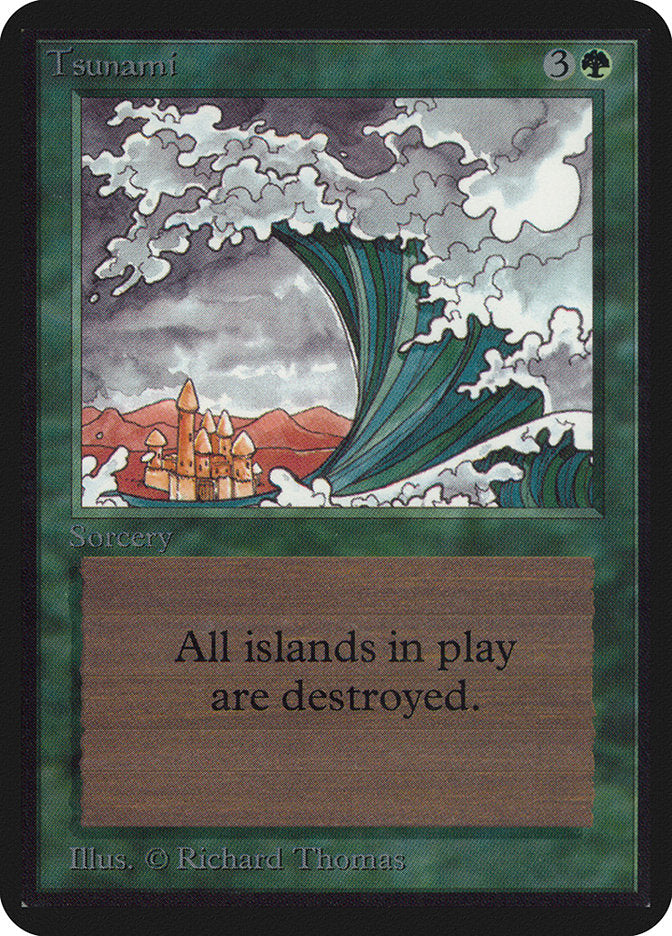 Tsunami [Alpha Edition] Magic: The Gathering