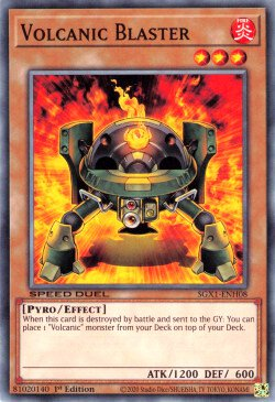 Volcanic Blaster [SGX1-ENH08] Common Yu-Gi-Oh!