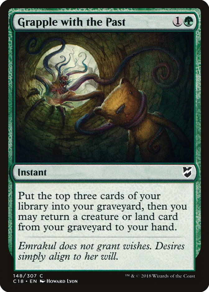 Grapple with the Past [Commander 2018] Magic: The Gathering