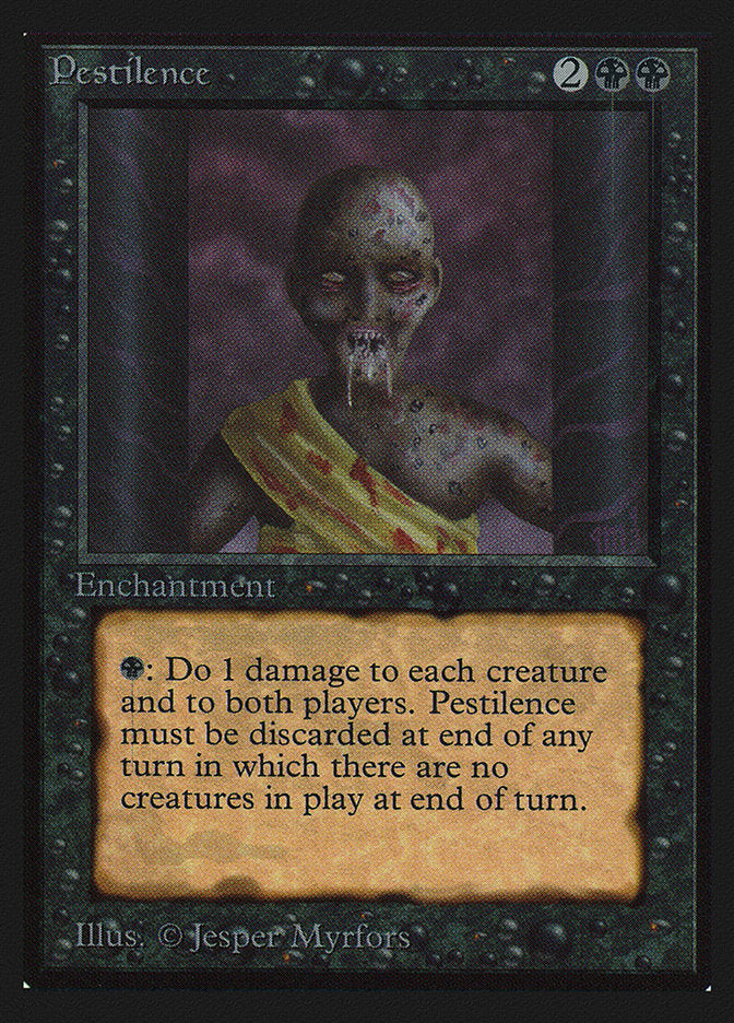 Pestilence [International Collectors' Edition] Magic: The Gathering