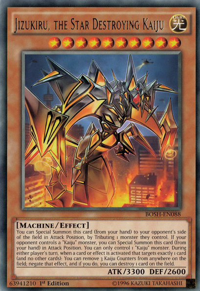Jizukiru, the Star Destroying Kaiju [BOSH-EN088] Rare Yu-Gi-Oh!