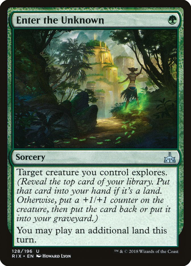 Enter the Unknown [Rivals of Ixalan] Magic: The Gathering