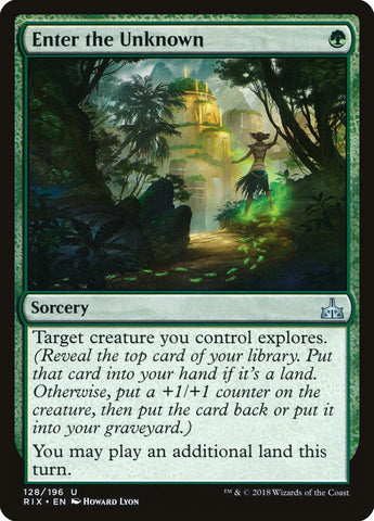 Enter the Unknown [Rivals of Ixalan] Magic: The Gathering