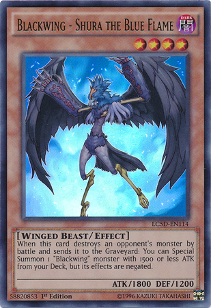 Blackwing - Shura the Blue Flame [LC5D-EN114] Ultra Rare Yu-Gi-Oh!