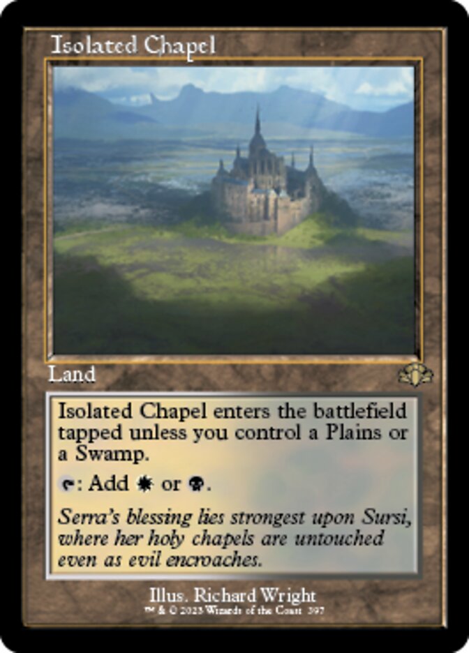 Isolated Chapel (Retro) [Dominaria Remastered] Magic: The Gathering
