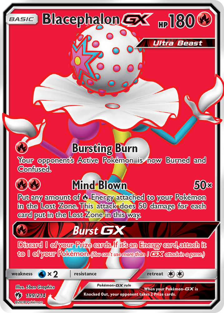 Blacephalon GX (199/214) [Sun & Moon: Lost Thunder] Pokémon