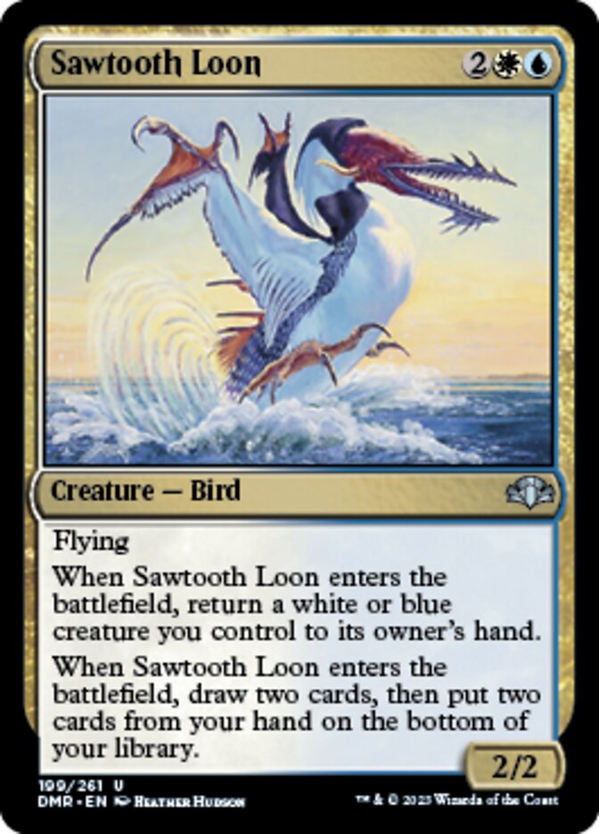 Sawtooth Loon [Dominaria Remastered] Magic: The Gathering