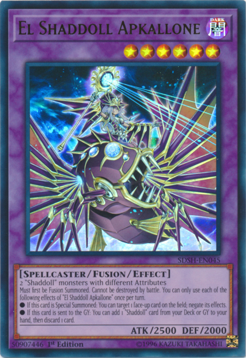 El Shaddoll Apkallone [SDSH-EN045] Ultra Rare Yu-Gi-Oh!