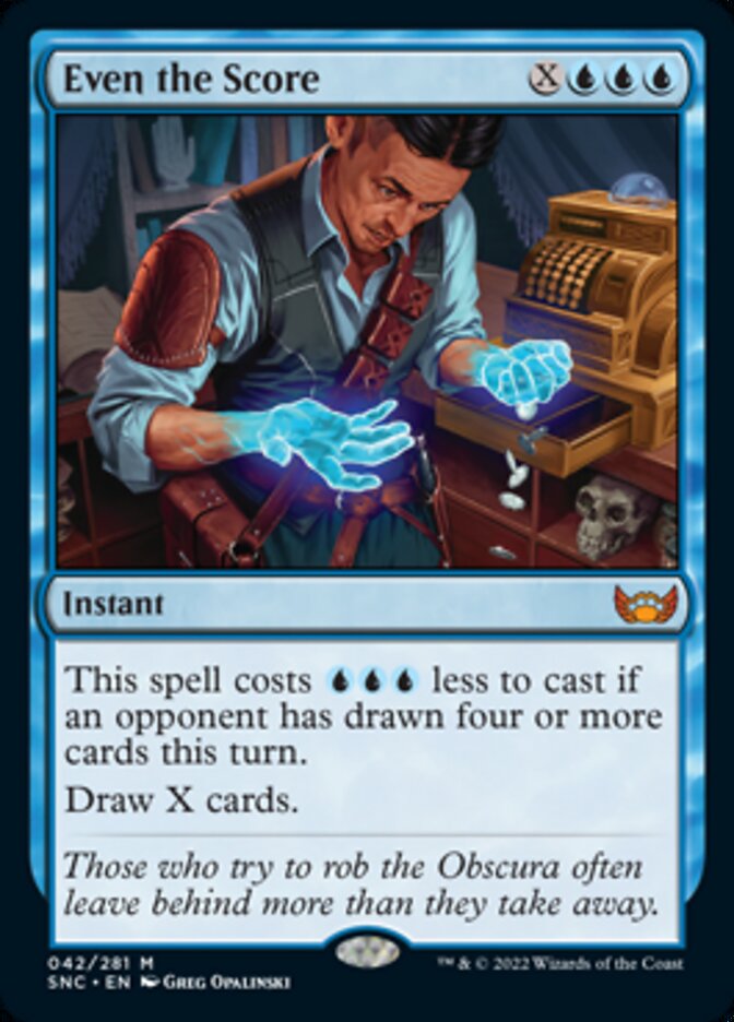 Even the Score [Streets of New Capenna] Magic: The Gathering