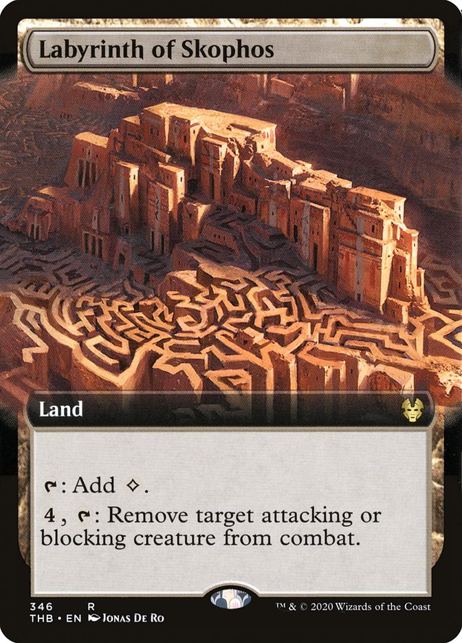 Labyrinth of Skophos (Extended Art) [Theros Beyond Death] Magic: The Gathering