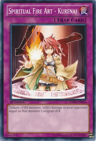 Spiritual Fire Art - Kurenai [SDOK-EN036] Common Yu-Gi-Oh!