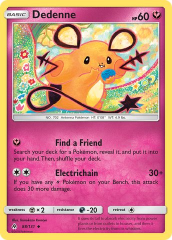 Dedenne (88/131) [Sun & Moon: Forbidden Light] Pokémon