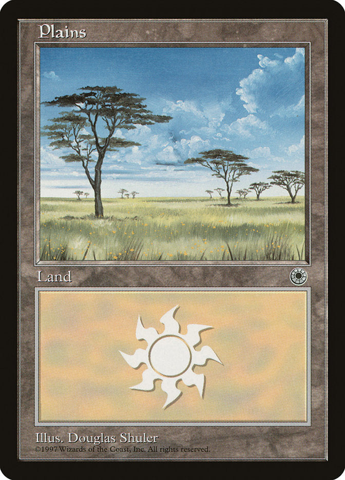Plains (196) [Portal] Magic: The Gathering