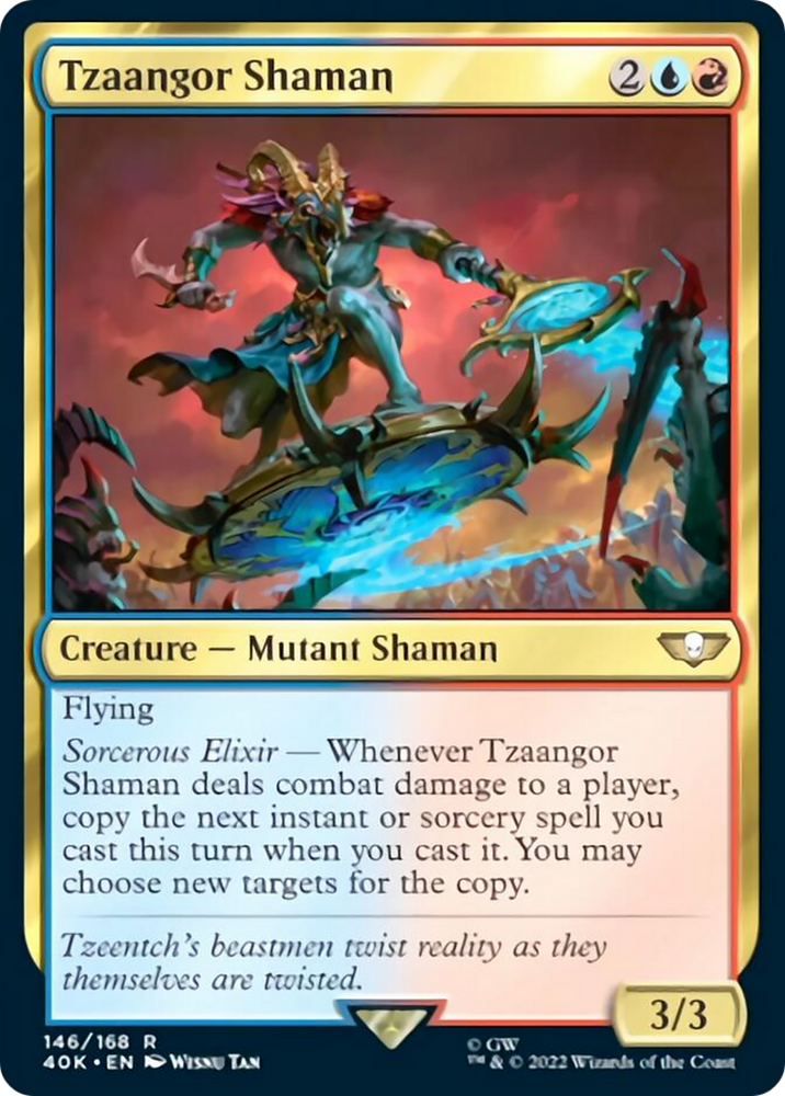 Tzaangor Shaman [Warhammer 40,000] Magic: The Gathering