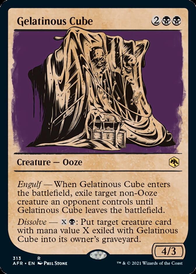 Gelatinous Cube (Showcase) [Dungeons & Dragons: Adventures in the Forgotten Realms] Magic: The Gathering