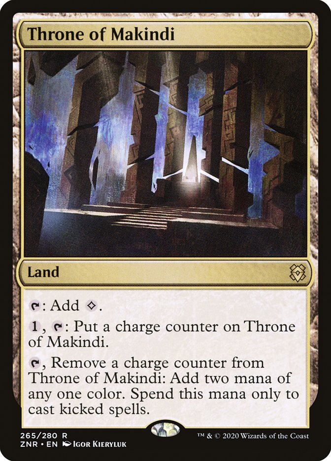Throne of Makindi [Zendikar Rising] Magic: The Gathering