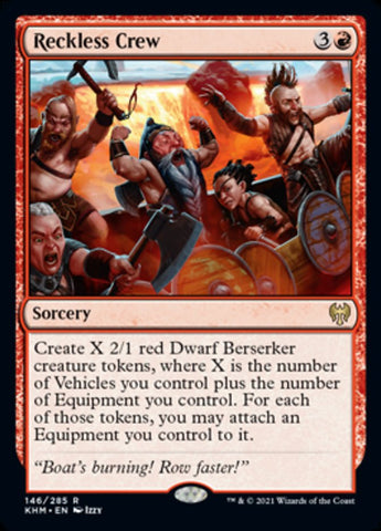 Reckless Crew [Kaldheim] Magic: The Gathering