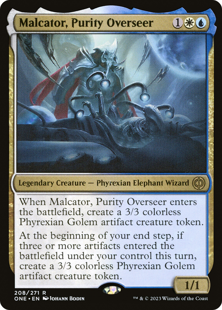 Malcator, Purity Overseer [Phyrexia: All Will Be One] Magic: The Gathering