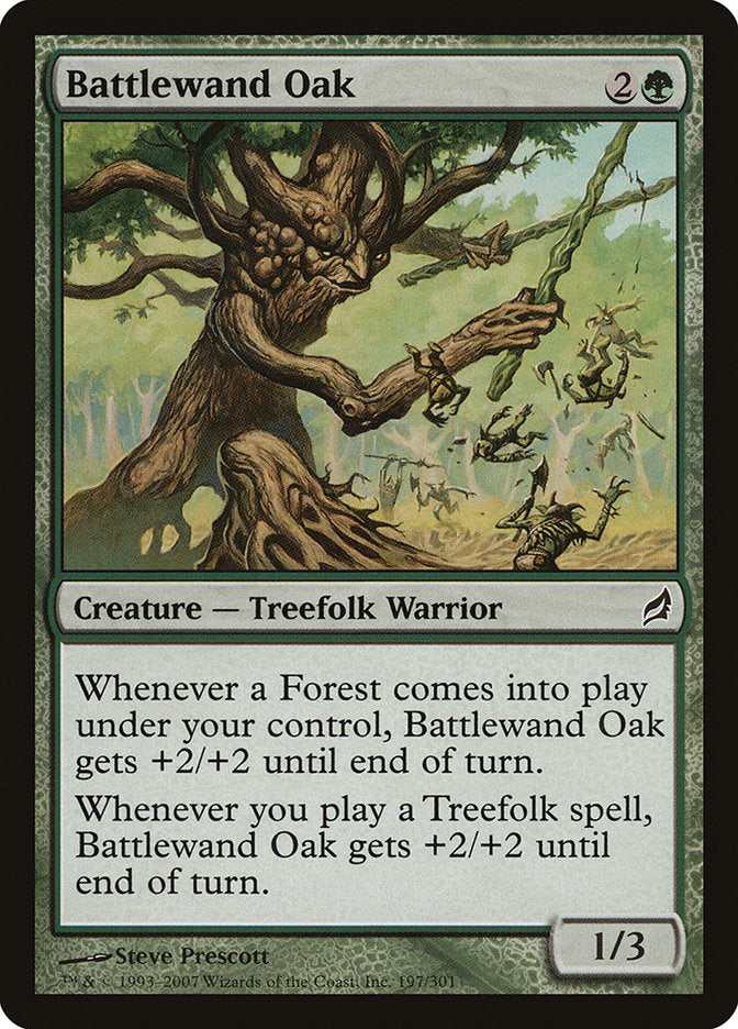Battlewand Oak [Lorwyn] Magic: The Gathering