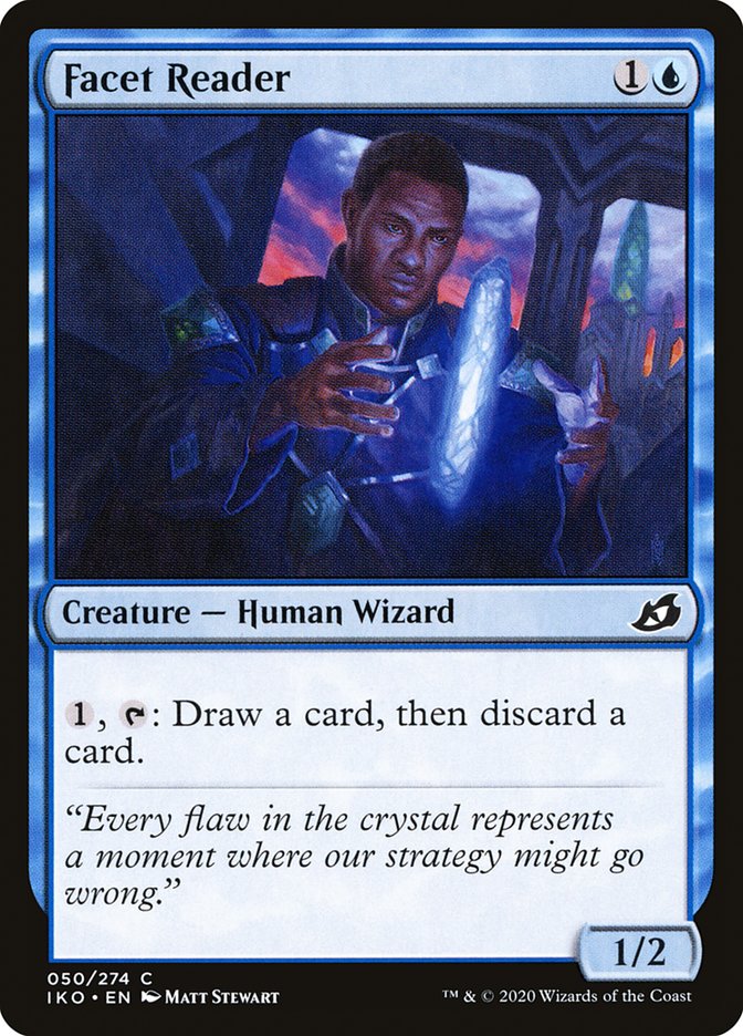 Facet Reader [Ikoria: Lair of Behemoths] Magic: The Gathering