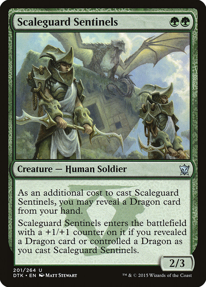 Scaleguard Sentinels [Dragons of Tarkir] Magic: The Gathering