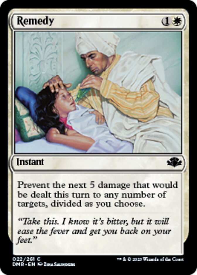 Remedy [Dominaria Remastered] Magic: The Gathering