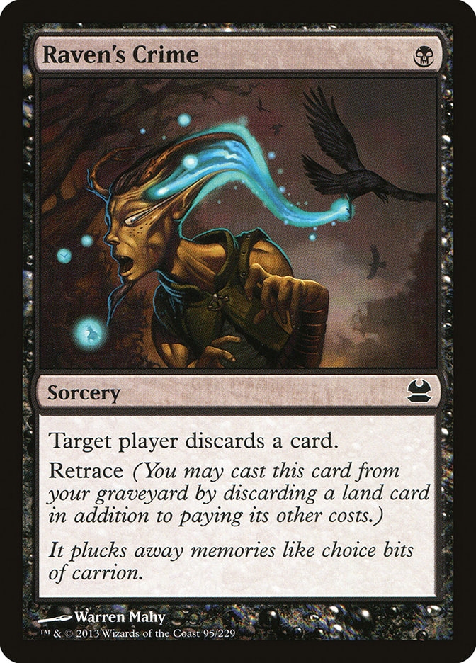 Raven's Crime [Modern Masters] Magic: The Gathering