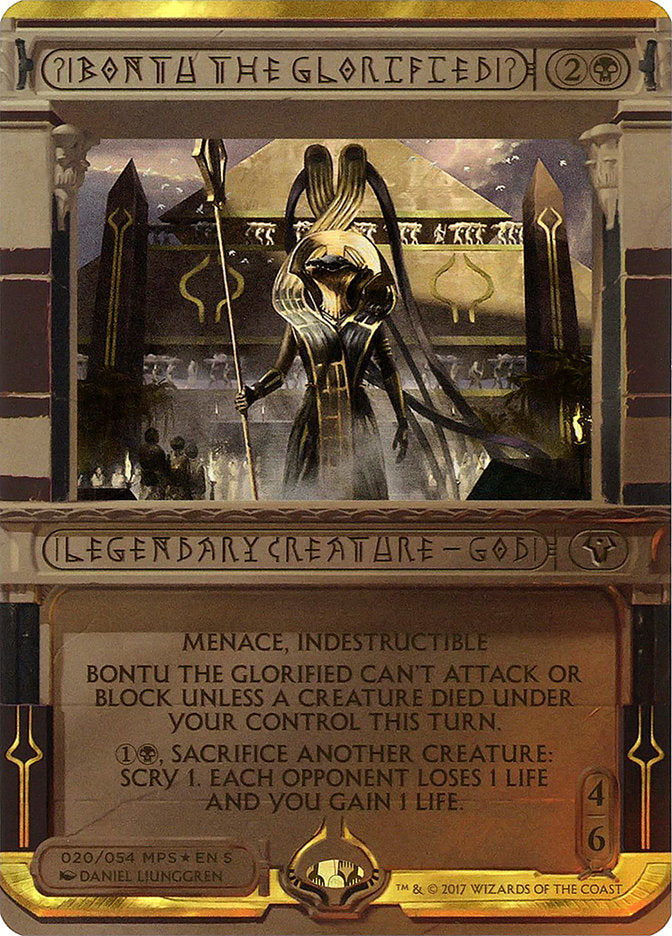 Bontu the Glorified (Invocation) [Amonkhet Invocations] Magic: The Gathering