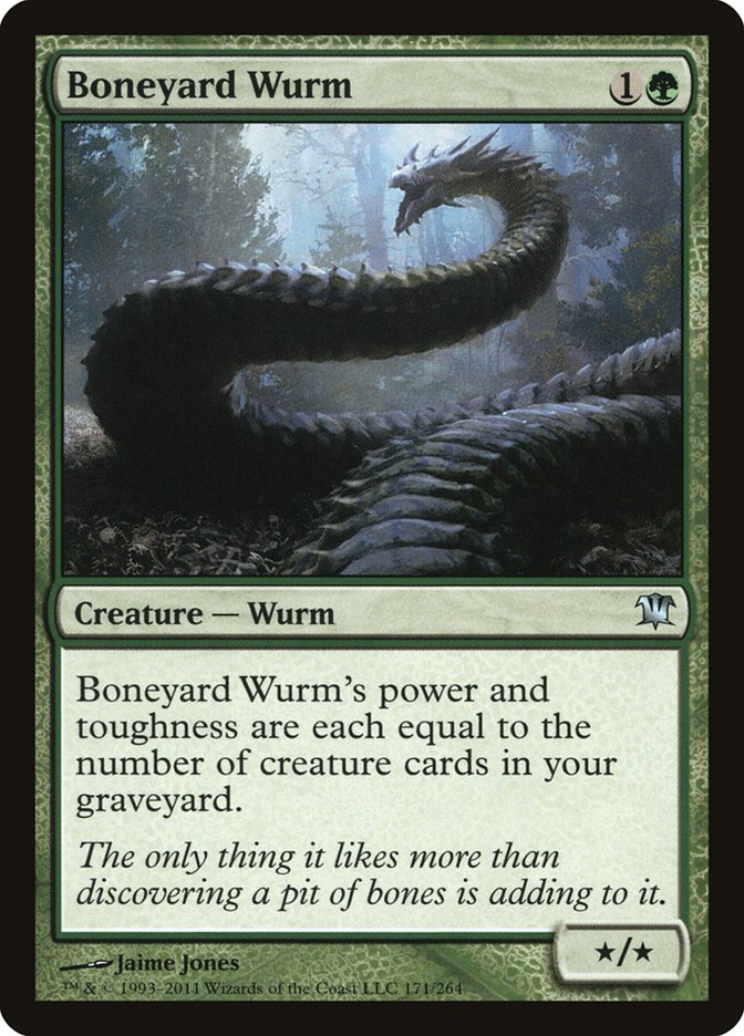 Boneyard Wurm [Innistrad] Magic: The Gathering