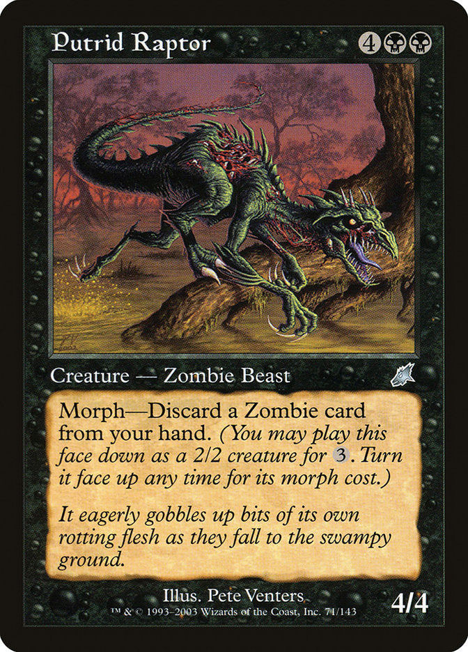 Putrid Raptor [Scourge] Magic: The Gathering