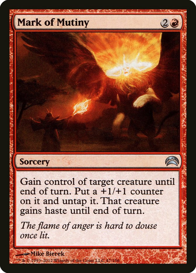 Mark of Mutiny [Planechase 2012] Magic: The Gathering