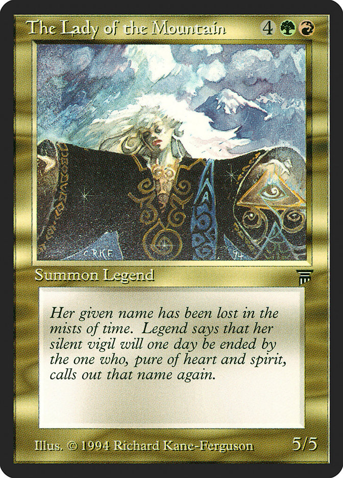 The Lady of the Mountain [Legends] Magic: The Gathering