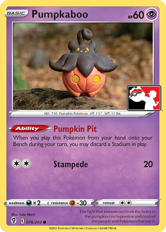 Pumpkaboo (076/203) [Prize Pack Series One] Pokémon