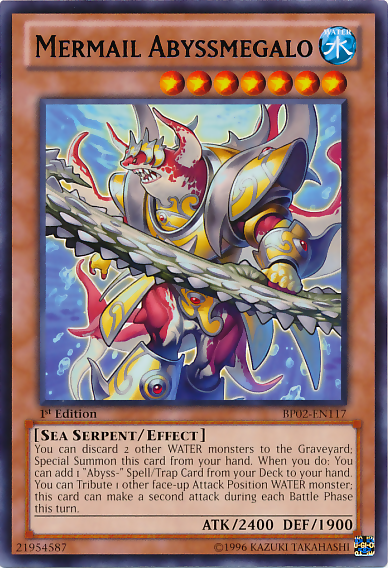 Mermail Abyssmegalo [BP02-EN117] Rare Yu-Gi-Oh!