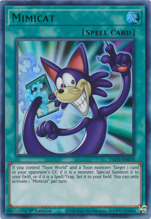 Mimicat (Green) [DLCS-EN078] Ultra Rare Yu-Gi-Oh!