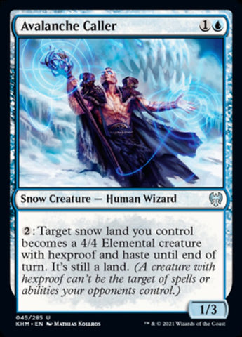 Avalanche Caller [Kaldheim] Magic: The Gathering