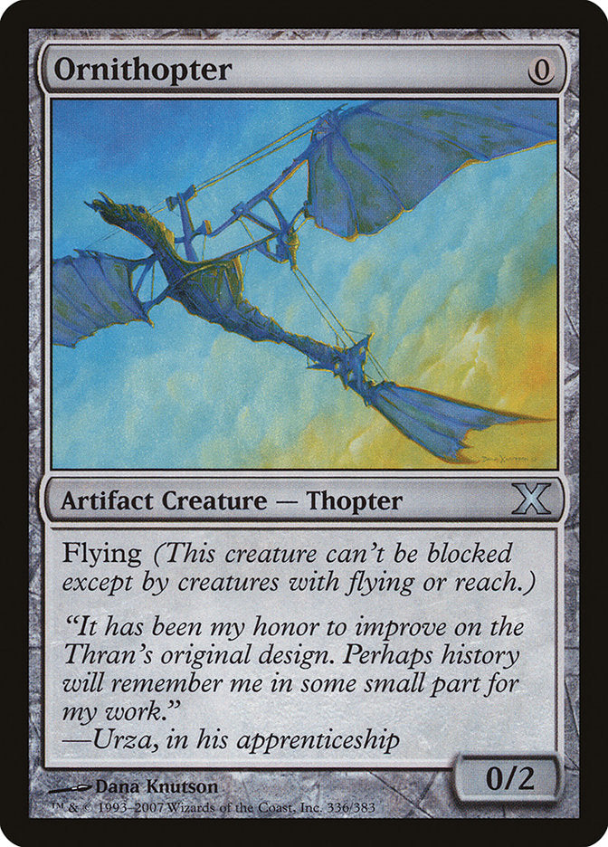 Ornithopter [Tenth Edition] Magic: The Gathering