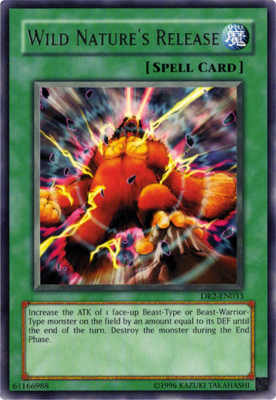 Wild Nature's Release [DR2-EN033] Rare Yu-Gi-Oh!