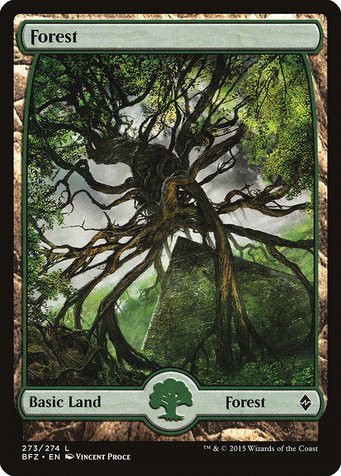 Forest (273) [Battle for Zendikar] Magic: The Gathering